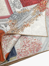 Longchamp Soie gots Sjaal Grijs-vue-porte